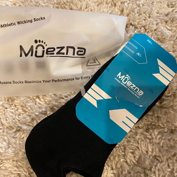 Muezna Compression Athletic No Show Running Socks - Picture 7 of 8